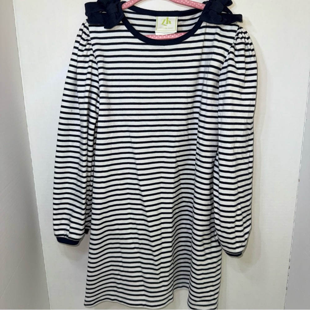 Zuccini Kids Emmaline Dress- Navy Blue‎ Knit Dress size 6x